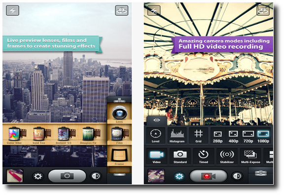 Características y funciones KitCam para iPhone, iPad o iPod Touch