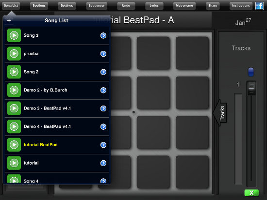 tutorial Crea beats con la aplicación BeatPad