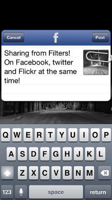 Filters para el iPhone - integracion redes sociales
