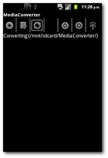 pantalla principal de MP3 Media Converter