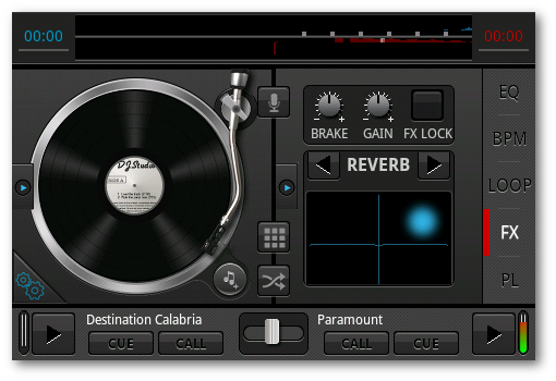 añadiendo reverb en DJ studio 5