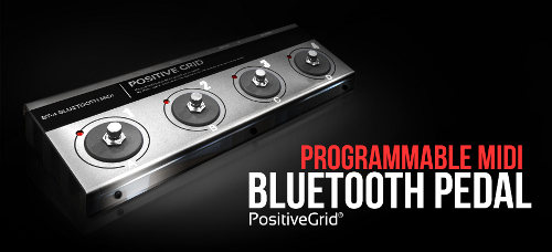 pedales controladores MIDI Bluetooth PositiveGrid